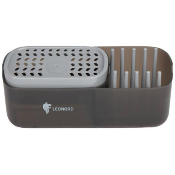 105851 Диспенсер для моющего средства SAUBER с держателем для губки и органайзером Leonord-1