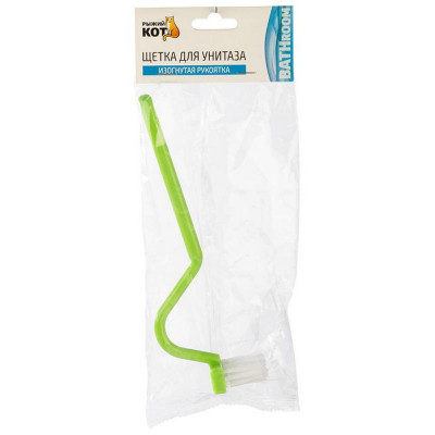 105852 Щетка для унитаза с изогнутой рукояткой TB-01 Рыжий кот-3