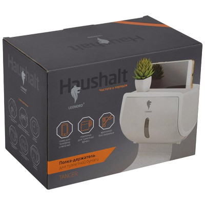 105855 Полка-держатель для туалетной бумаги TANGER TBH-01 Leonord-4