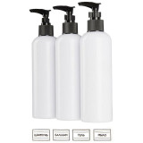 105858 Набор дозаторов для ванной комнаты ELINE, 250мл (3шт) Рыжий кот