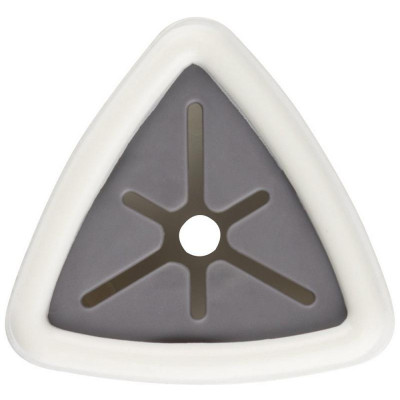 105893 Держатель для полотенец на самоклеящейся основе 'Объемный треугольник', белый Рыжий кот-1