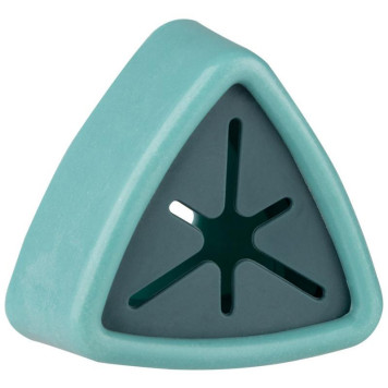 105894 Держатель для полотенец на самоклеящейся основе 'Объемный треугольник', зеленый Рыжий кот