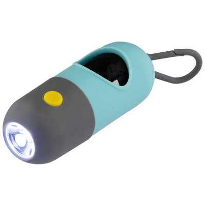 105902 Фонарик с контейнером для пакетов 'Рыжий кот'-1