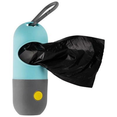 105902 Фонарик с контейнером для пакетов 'Рыжий кот'-4