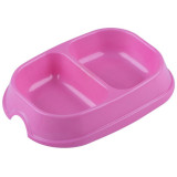 106083 Миска двойная для кошек и собак 2х200мл