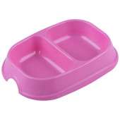 106083 Миска двойная для кошек и собак 2х200мл