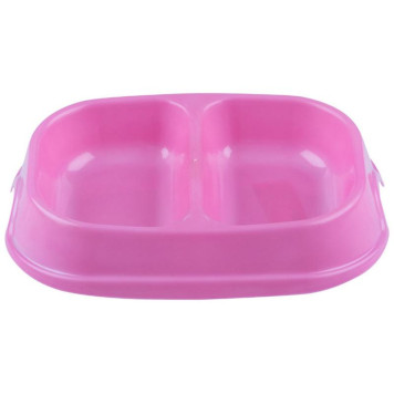 106083 Миска двойная для кошек и собак 2х200мл-2