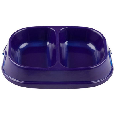 106084 Миска двойная для кошек и собак 2х200мл-2