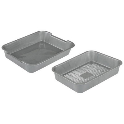 106096 Лоток с сеткой 36х26х6.5см-1