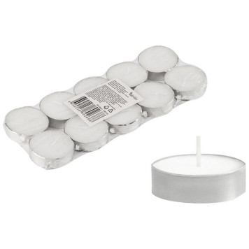 106116 Свечи чайные 10шт