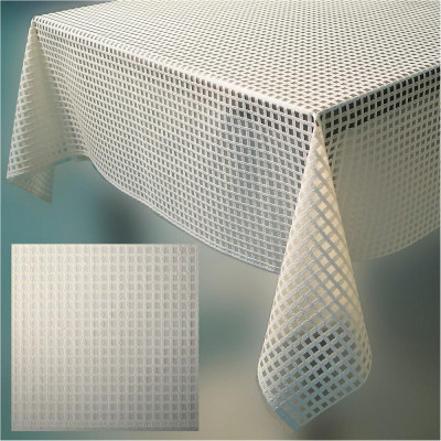 106455 Скатерть ПВХ 'Клетка' коллекция Винтаж