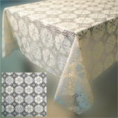 106456 Скатерть ПВХ 'Цветы' коллекция Винтаж 106456 Скатерть ПВХ 'Цветы' коллекция Винтаж