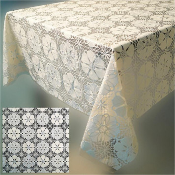 106456 Скатерть ПВХ 'Цветы' коллекция Винтаж