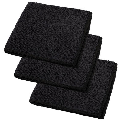 106796 Набор салфеток из микрофибры Leonord 'Black' (3шт)-3