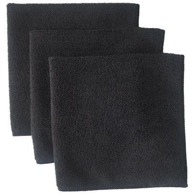 106796 Набор салфеток из микрофибры Leonord 'Black' (3шт)-4