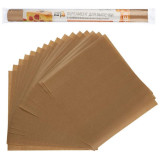 106892 Пергамент для выпечки в листах (38х42см) с силиконизированным покрытием Рыжий кот