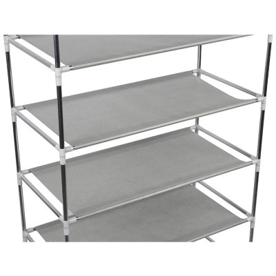 106896 Полка для обуви 9 ярусов с чехлом 'Рыжий кот'-3