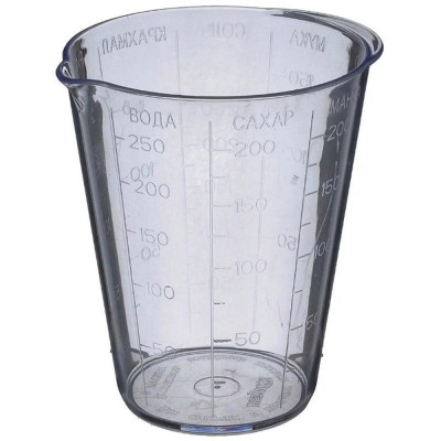 106924 Мерный стакан (прозрачный) BEROSSI (023672)