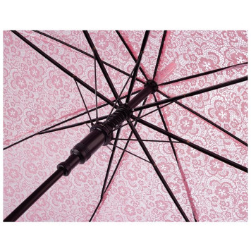 107551 Зонт-трость полуавтоматический BASIC, 90см (ЭВА) розовый-2