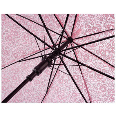 107551 Зонт-трость полуавтоматический BASIC, 90см (ЭВА) розовый-2