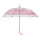 107551 Зонт-трость полуавтоматический BASIC, 90см (ЭВА) розовый