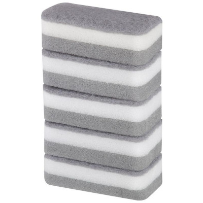 107560 Набор губок для мытья посуды трехслойных KS-03 'Рыжий кот', 5шт