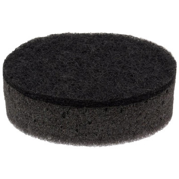 107565 Набор губок для мытья посуды двухслойных овальных KS-07 черный (5шт)-2