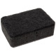 107567 Губка для мытья посуды двухслойная прямоугольная KS-08 (черный)