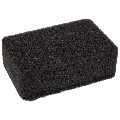 107569 Набор губок для мытья посуды двухслойных прямоугольных KS-08 черный (10шт)-1