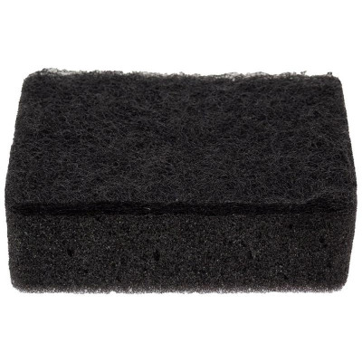 107569 Набор губок для мытья посуды двухслойных прямоугольных KS-08 черный (10шт)-2