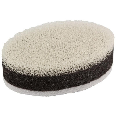 107570 Губка для мытья посуды трехслойная KS-09 (белый/черный)-1