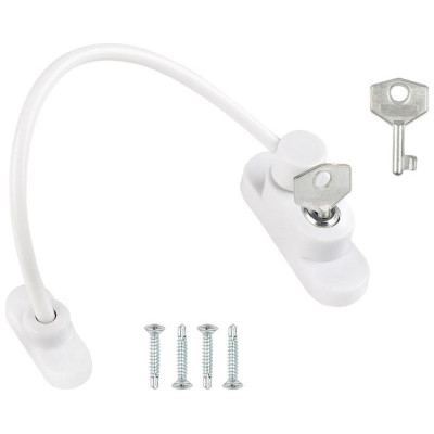 107596 Замок блокиратор для окна с тросиком 'Рыжий кот'