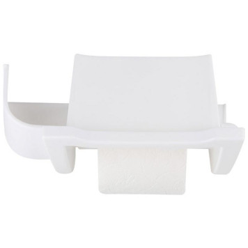 107670 Полка для туалета BEROSSI Mira (белый) (088244)-2