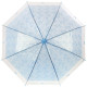 107777 Зонт-трость полуавтоматический BASIC, 90см (ЭВА) голубой