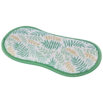 107842 Губка-скраб двухсторонняя 19х9.5см ' Рыжий кот' микрофибра+абразив-1