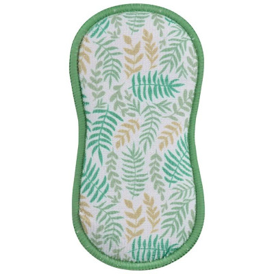 107842 Губка-скраб двухсторонняя 19х9.5см ' Рыжий кот' микрофибра+абразив-2