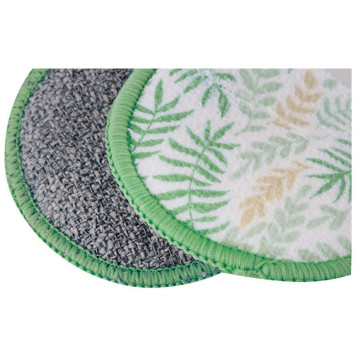 107842 Губка-скраб двухсторонняя 19х9.5см ' Рыжий кот' микрофибра+абразив-3