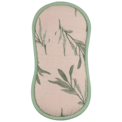 107843 Губка-скраб двухсторонняя 19х9.5см ' Рыжий кот' микрофибра+абразив (2шт)-1