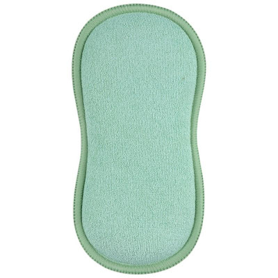 107843 Губка-скраб двухсторонняя 19х9.5см ' Рыжий кот' микрофибра+абразив (2шт)-5