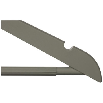 107878 Вешалка пластиковая c выемками с покрытием soft-touch 'Рыжий кот' цвет серый-2