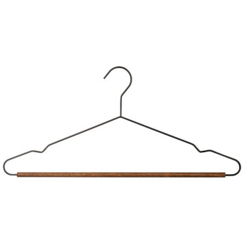 107890 Вешалка металлическая с деревянной перекладиной 'Винтаж' 'Рыжий кот' цвет черный-1