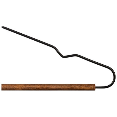 107890 Вешалка металлическая с деревянной перекладиной 'Винтаж' 'Рыжий кот' цвет черный-2