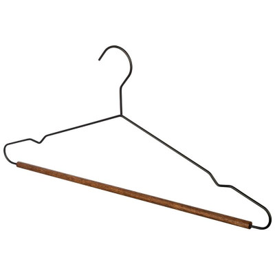 107890 Вешалка металлическая с деревянной перекладиной 'Винтаж' 'Рыжий кот' цвет черный