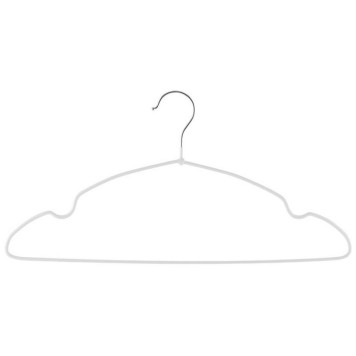 107902 Набор вешалок металлических с ПВХ покрытием 'Рыжий кот' (10шт) цвет белый-1