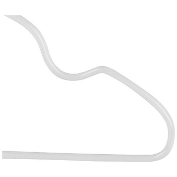 107902 Набор вешалок металлических с ПВХ покрытием 'Рыжий кот' (10шт) цвет белый-2