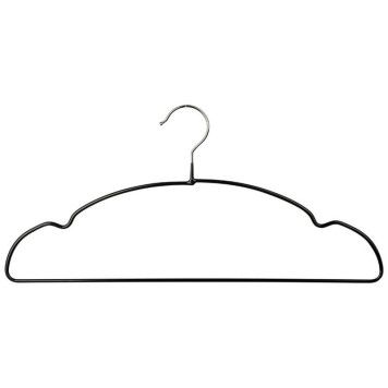 107903 Набор вешалок металлических с ПВХ покрытием 'Рыжий кот' (10шт) цвет черный-2