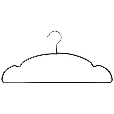 107903 Набор вешалок металлических с ПВХ покрытием 'Рыжий кот' (10шт) цвет черный-2