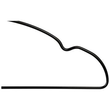 107903 Набор вешалок металлических с ПВХ покрытием 'Рыжий кот' (10шт) цвет черный-3