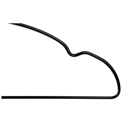 107903 Набор вешалок металлических с ПВХ покрытием 'Рыжий кот' (10шт) цвет черный-3