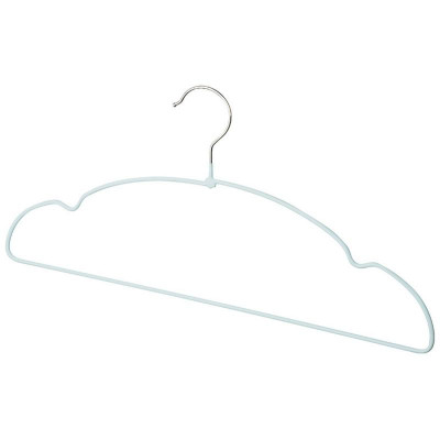 107915 Набор вешалок металлических с ПВХ покрытием 'Рыжий кот' (10шт) цвет бирюзовый-1